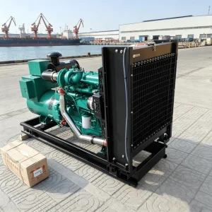 YUCHAI 100KW 125KVA 3 Phase 50hz Open Frame diesel Generator Set Euro 3 Certified Philippine Food Factory Factory Direct Sale