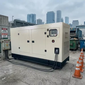 YUCHAI 200KW 250KVA 3 Phase Slient 50hz Diesel Generator Set Euro 3 Certified UAE Large Logistics Park Rainproof Low Vibration