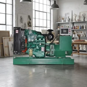 YUCHAI 50KW 62.5KVA Single Phase 3 Phase 50HZ 60HZ Open Frame Diesel Generator Set for Art Studio Competitive Price
