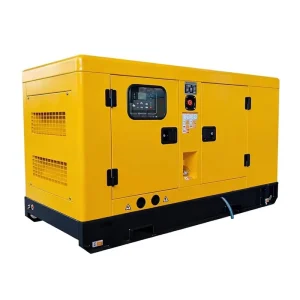 Yellow Silent Diesel Generator 50kVA 80kVA Power Generator Set Industrial Backup Equipment