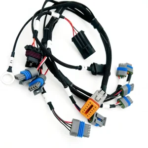 Yihetai Customized New Energy Vehicle Wire Harness Cable 15P to 3 4 5P Terminal Electronic Connection Wiring Harness