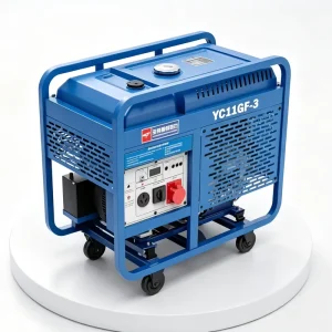 YuChai YC11GF 3 Portable Silent Diesel Generator 11kW 12kW Max Power Air Cooled Twin Cylinder Electric Start 230V 400V 3 Phase