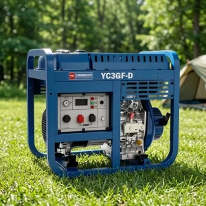 Yuchai 2.8kw 7.5kw Water Cooled Power Plant Gas Turbine Electric Diesel Generator Machine Set