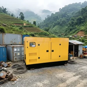 Yuchai 50KW 62.5KVA 3 Phase Silent diesel Generator Set EU3 Cert for Vietnam Mountain Mining Camp Dustproof Easy Maintenance
