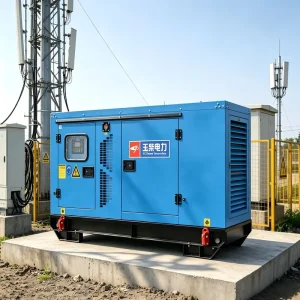 Yuchai 50kW 62.5kVA Silent Diesel Generator Set Auto Start 400V 50/60Hz Emergency Backup Power for Telecom Base Stations