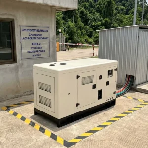 Yuchai 60KW 75KVA 3 Phase Silent diesel Generator Set EU3 Cert for Laos Border Customs Station Easy Overhaul Factory Direct Sale