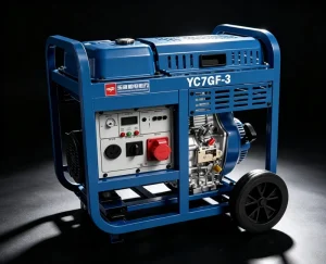Yuchai 7kW Diesel Generator Set YC7GF-3 Single Three Phase 230V 400V Portable Diesel Genset with AVR Open Frame Design