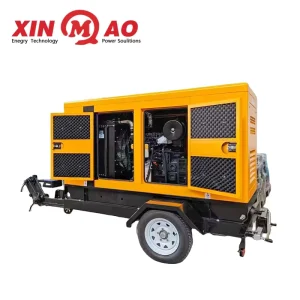 Yuchai Weichai 50kw 80kw 100kw 100kva 200kva 500kva Portable Super Silent diesel Generator Set Trailer Type Genset Engine Price
