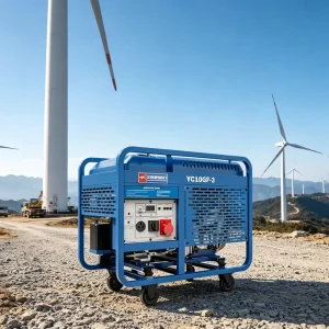 Yuchai YC10GF 3 10kW Diesel Generator 12.5kVA Single Three Phase 230 400V Portable Power Station Air cooled Open Frame Genset