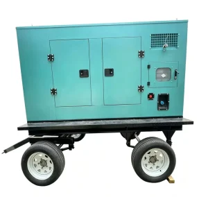 Yuchai YC4A140L D25 100KW 125KVA Super Silent Trailer Mobile Diesel Three Phase with ATS Electric Generator Genset