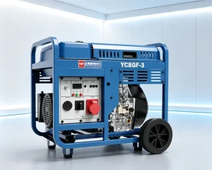 Yuchai YC8GF-3 8kW 10kVA Portable Diesel Generator Single Three Phase Equal Power 230V 400V Air Cooled Electric Start Genset