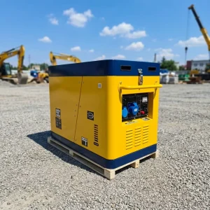 Yumei Air-cooled Diesel Generator New Type Energy Saving Portable Silent 50/60Hz Single/Three Phase 5-8KW ATS 220V 110V