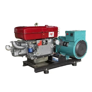 Yumei Diesel Engine Belt Type Single Cylinder Open Frame Diesel Generator 50 Hz 400V 99% Efficiency 10 30KW