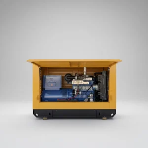 ZH4105ZD 58KW 70KVA Super Silent Diesel Generator with Rain Shelter Outdoor ATS 220V/110V AC Single/Three Phase