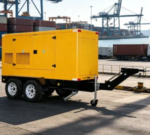 perkins diesel Generator 75kva 80kva 100kva 120kva Diesel Generator Mobile Eco friendly for Port Machinery Generator Sets