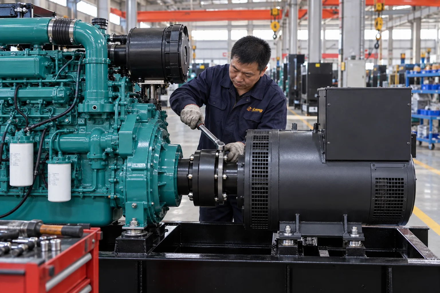 LOONG Engine & Alternator Assembly